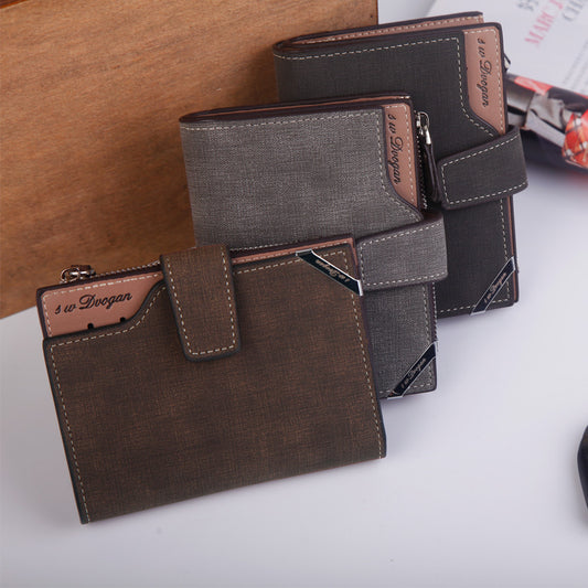 Men's Short Wallets Are Fashionable And Retro