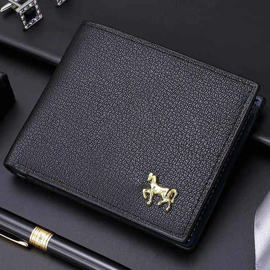 New Men's Horizontal Wallet Multi-Functional Business Zipper Coin For Men Wallet With Credit Card Holder